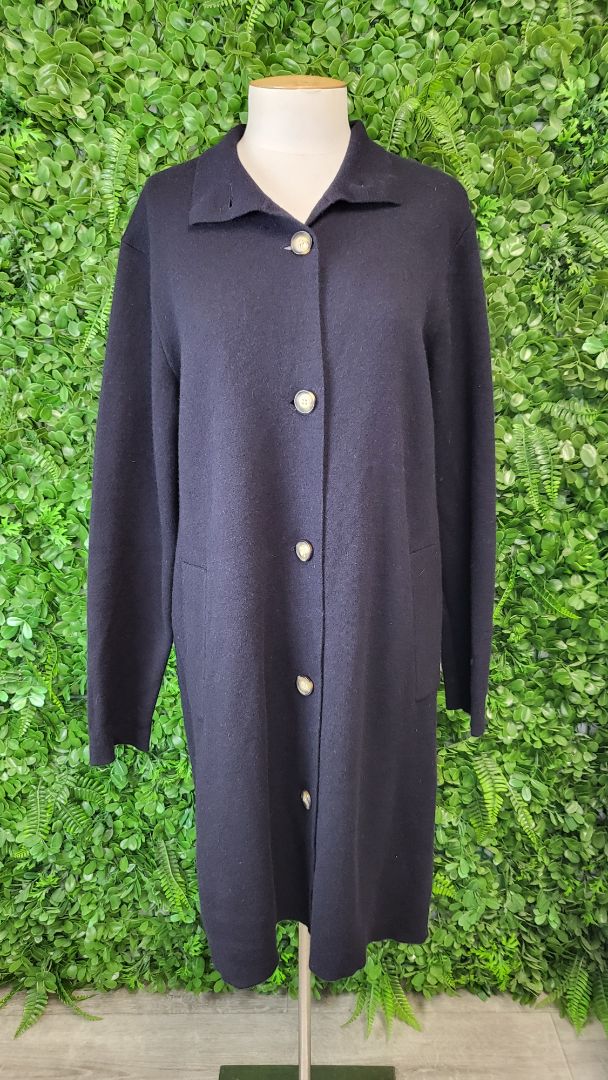 Trenery Navy Coatigan (14)