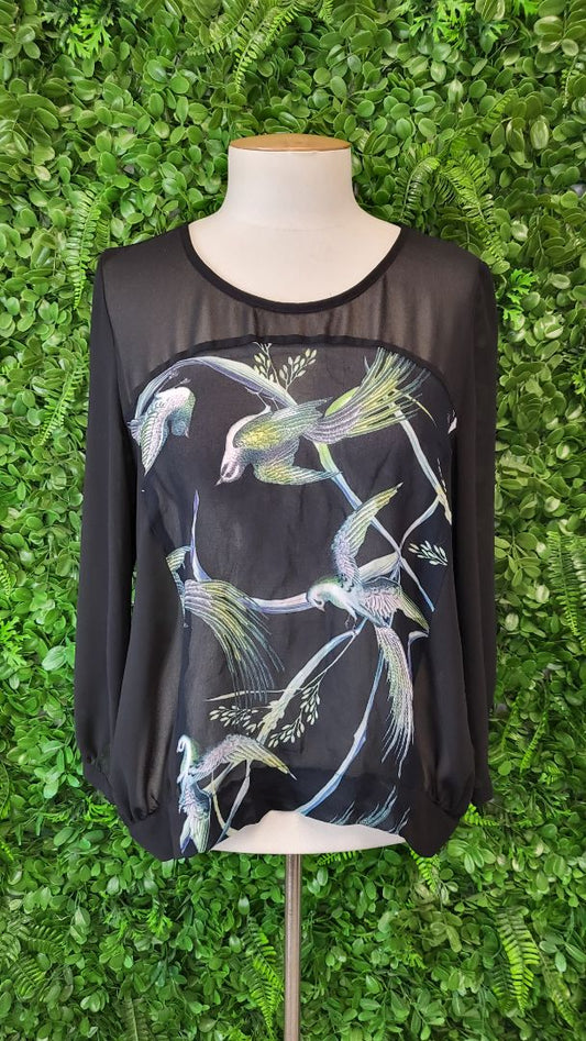 Obi Black Sheer Top (12)