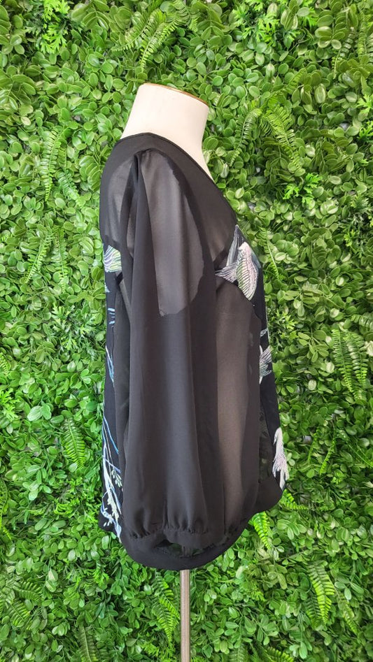 Obi Black Sheer Top (12)