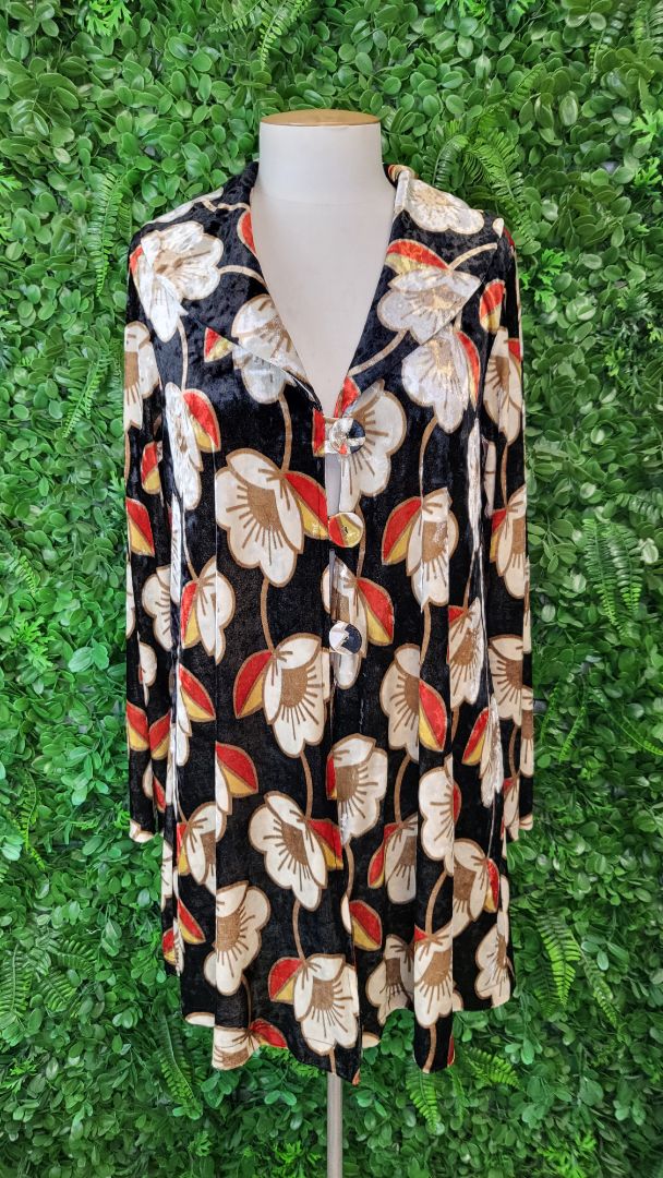 Bittermoon Floral Velvet Swing Jacket (12)