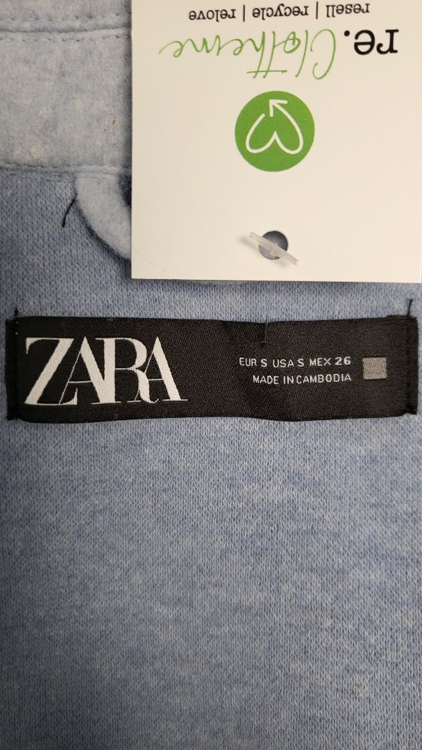 Zara Ice Blue Crop Jacket (10)