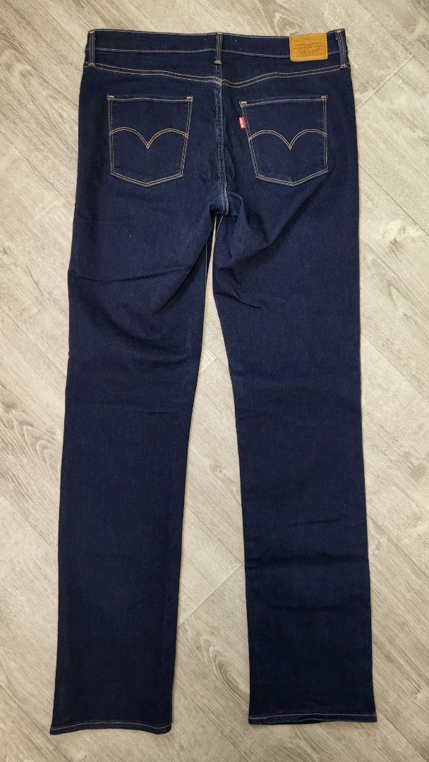 Levi Dark Blue Shaping Straight Jeans 314 (12-14)
