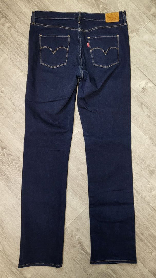 Levi Dark Blue Shaping Straight Jeans 314 (12-14)