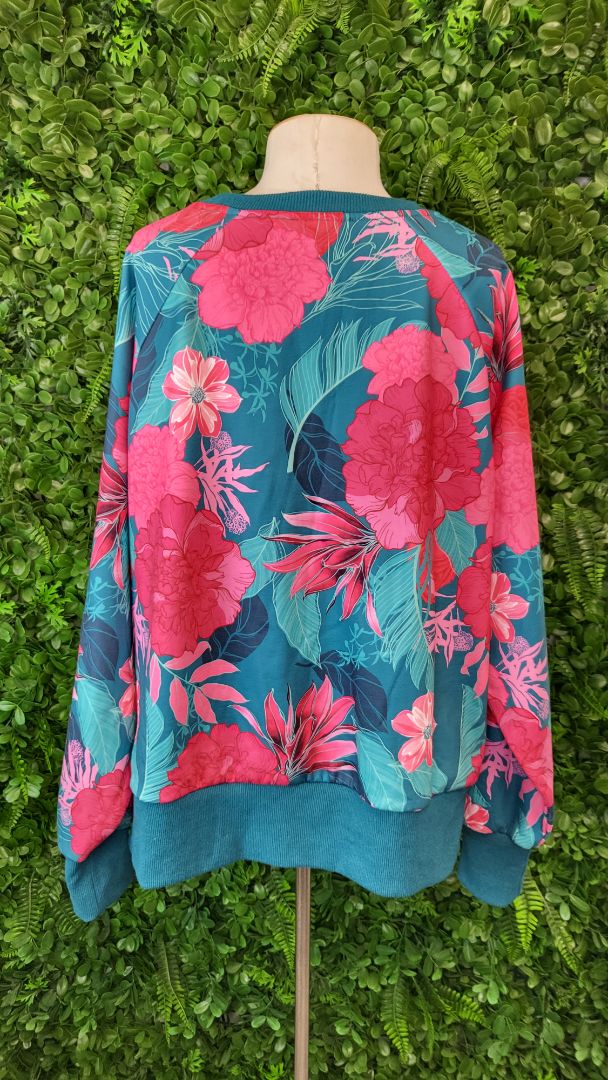 Augustine Pink/Teal Floral Sweat (16)