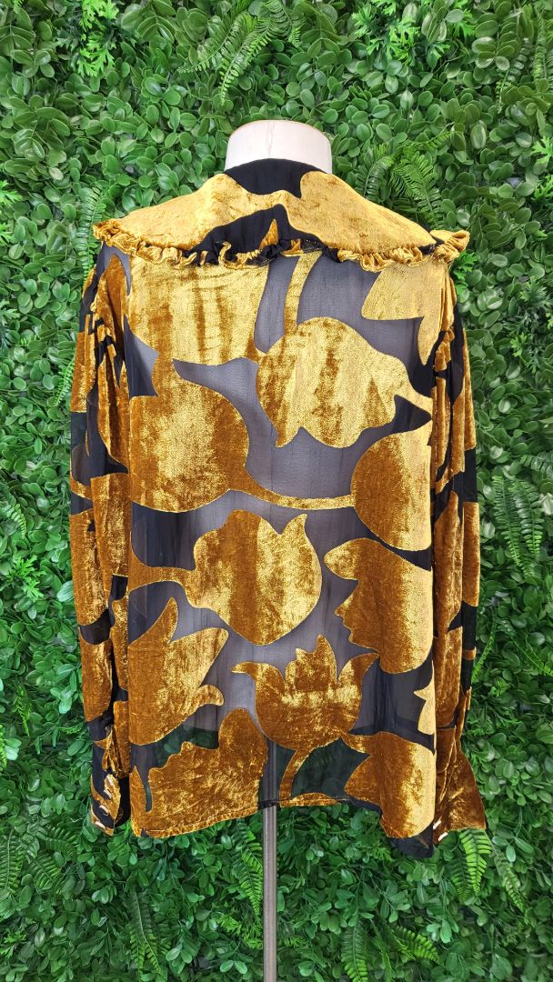 Trelise Cooper Gold Bet Your Bottom Collar Blouse (12)