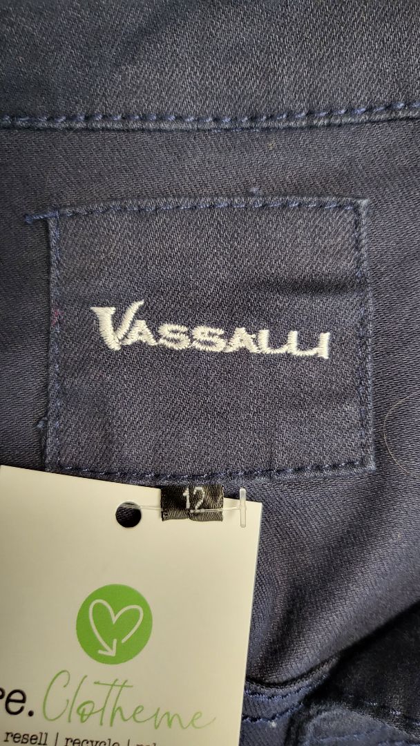 Vassalli Navy Frill Jacket (12)