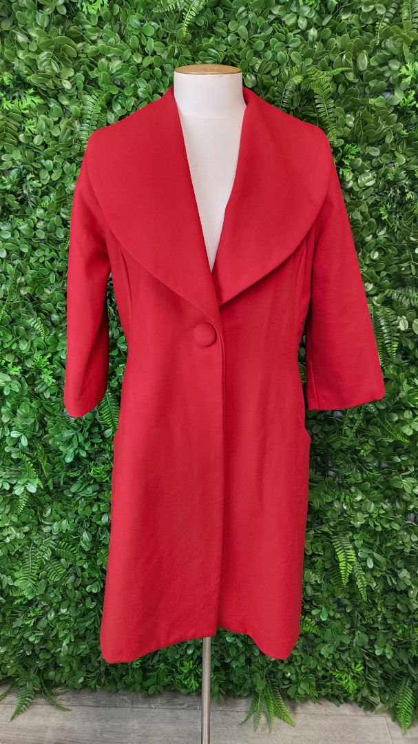 Kilt Red Wool Blend Coat (14)