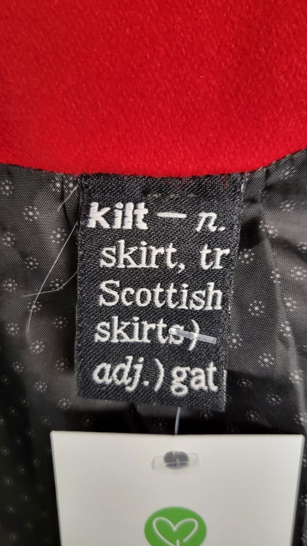 Kilt Red Wool Blend Coat (14)