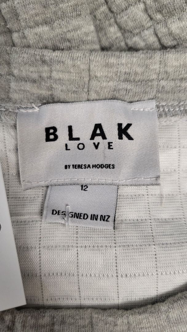 Blak Love Grey Textured Sweat (12)