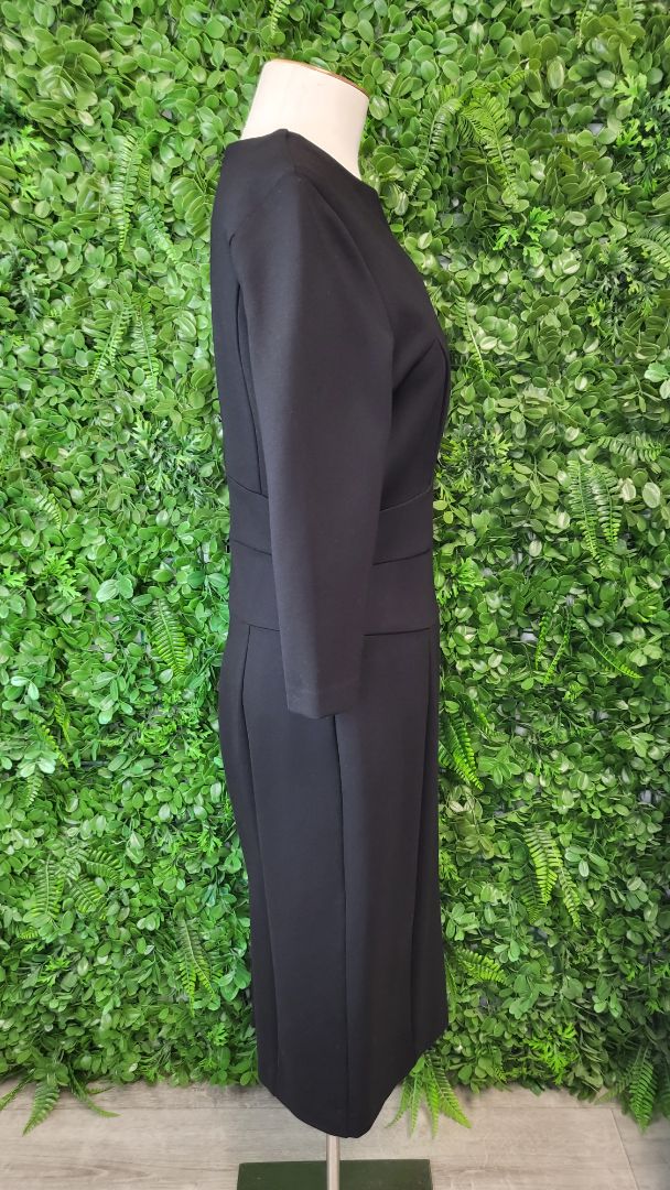 Cue Black Shaped Dress (10)