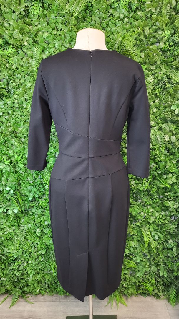 Cue Black Shaped Dress (10)