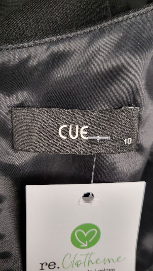 Cue Black Shaped Dress (10)