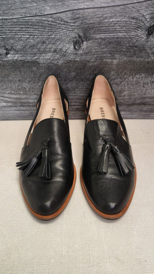 Bresley Black Leather Loafer (38)