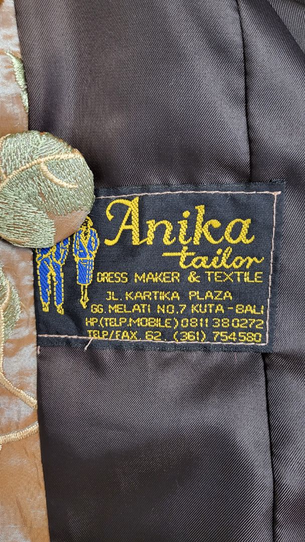Anika Tan Embroidered Coat (14-16)
