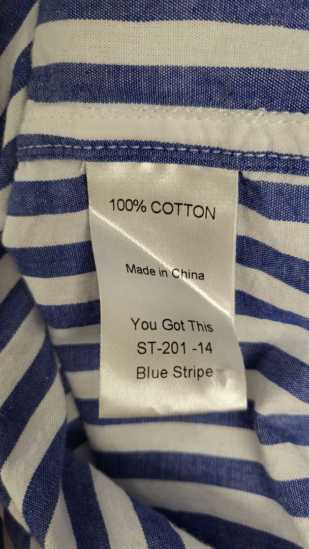 Stories Be Told Stripe You Got This Shirt (6-8)