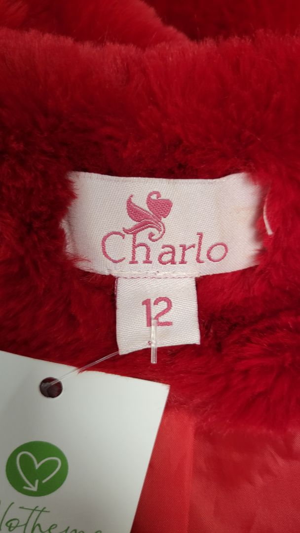 Charlo Red Fluffy Bomber (12)