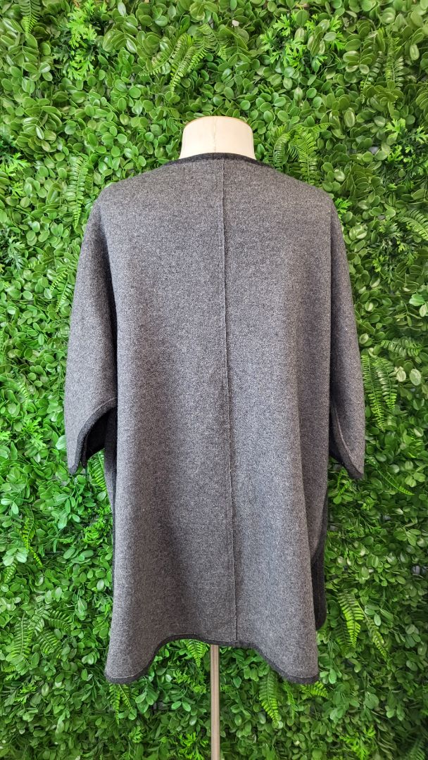 Mirrus Gray Wool Blend Over Coat S/M