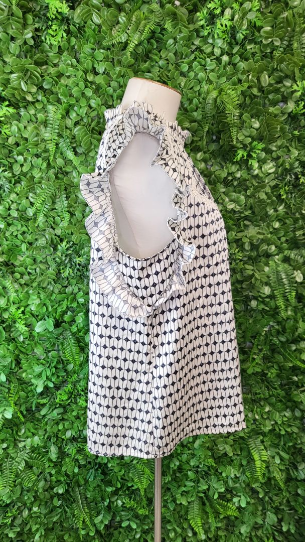 Drama The Label Print Valley Top BNWT (14)