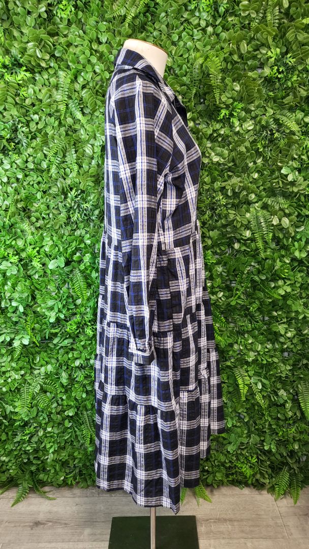 Drama The Label Check Shirt Dress (10)