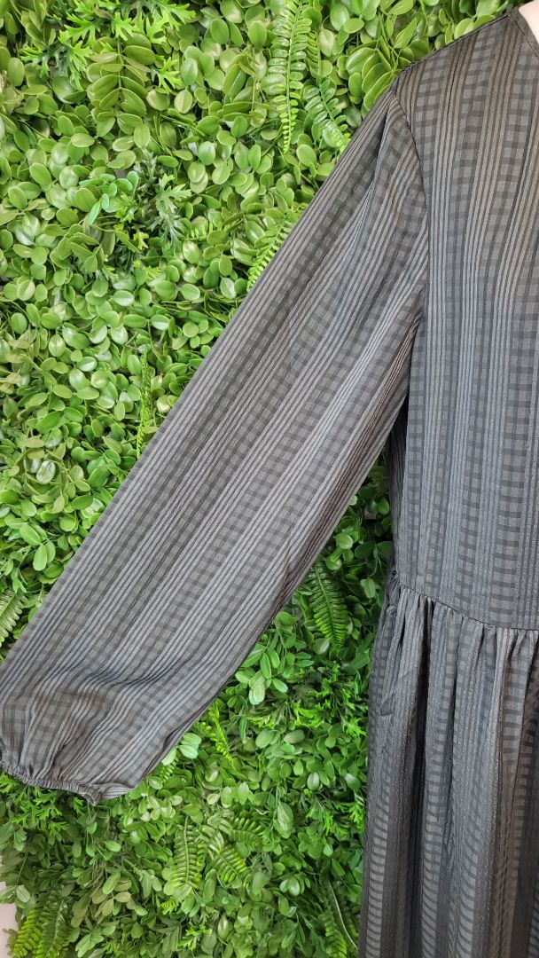Drama The Label Dark Olive Green Long Sleeve Dress (12)