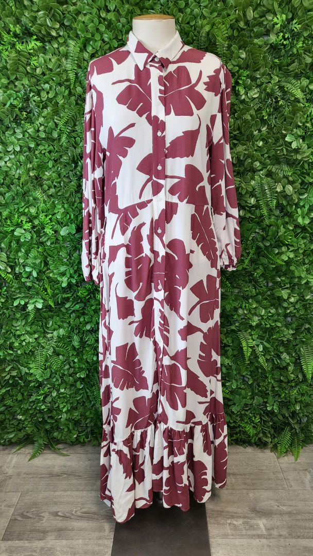 Zara Floral Maxi Dress (10-12)