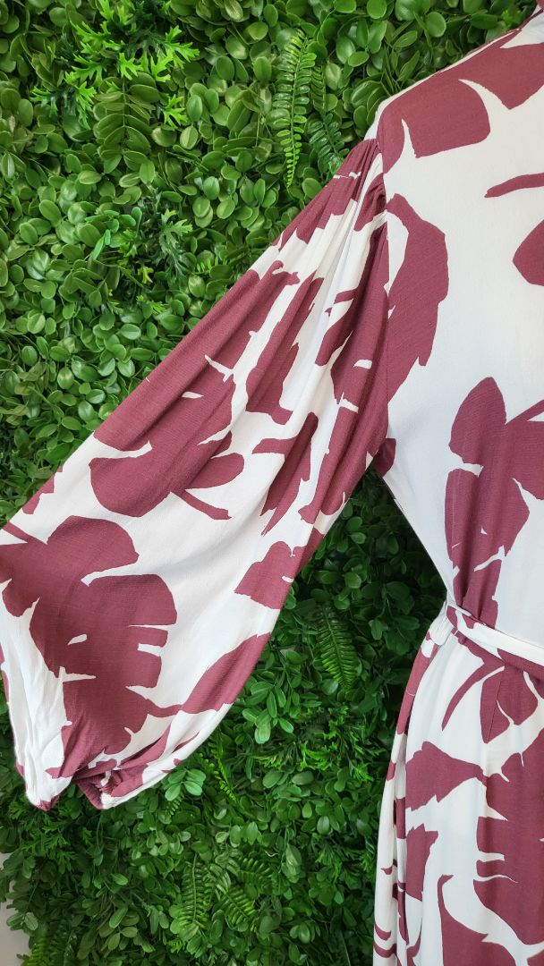 Zara Floral Maxi Dress (10-12)