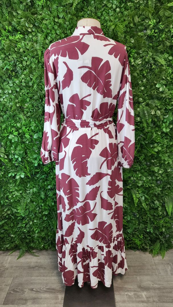 Zara Floral Maxi Dress (10-12)