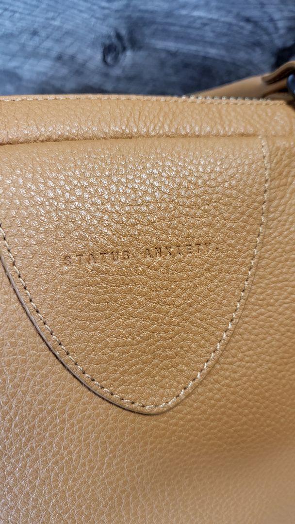 Status Anxiety Tan Force Of Being Bag (32Wx18Dx24H)