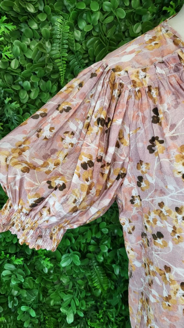 Drama The Label Floral Puff Sleeve Top (10)