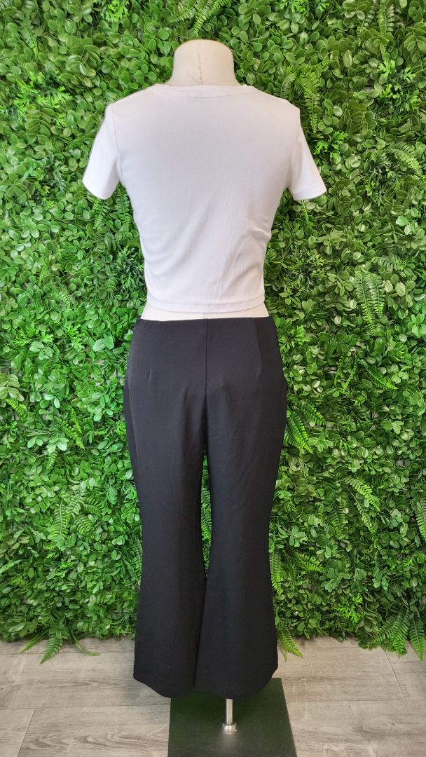 Drama The Label Black Flare Pant BNWT (10)
