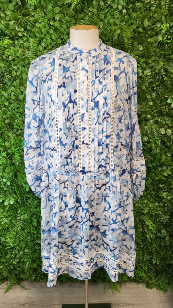 Loughlin Blue Linen Dress (14-16)