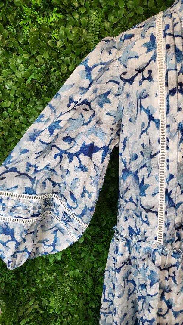 Loughlin Blue Linen Dress (14-16)