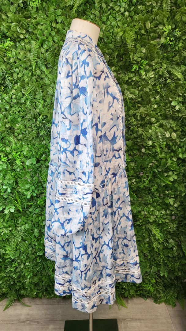 Loughlin Blue Linen Dress (14-16)