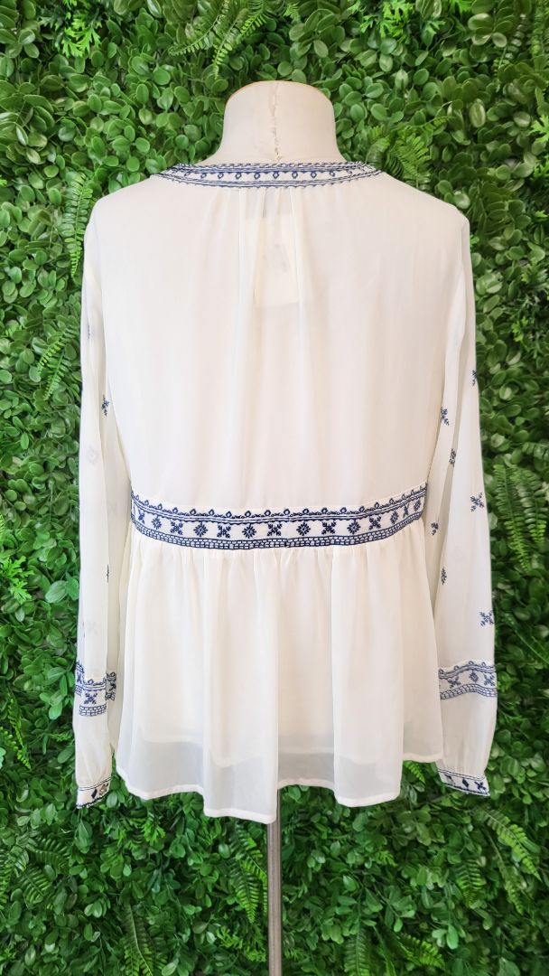 Aqua Cream Boho Top (12)