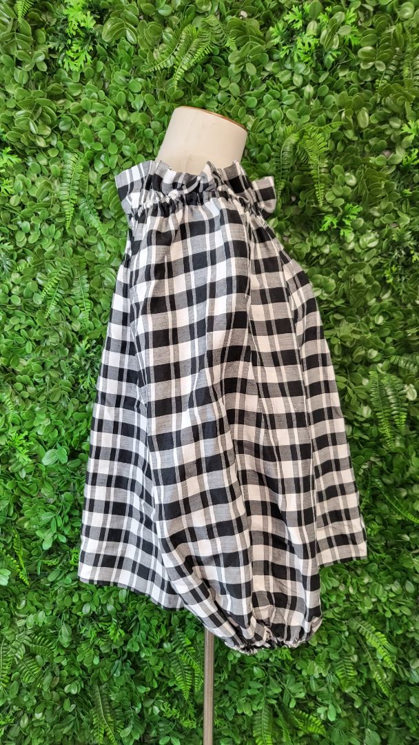 Country Road B/W Gingham Top (12)