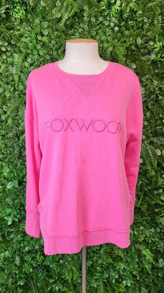 Foxwood Pink Logo Sweat (10)