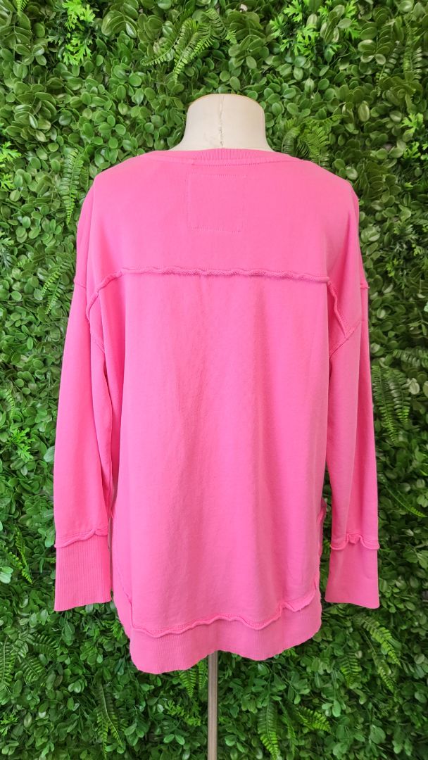 Foxwood Pink Logo Sweat (10)