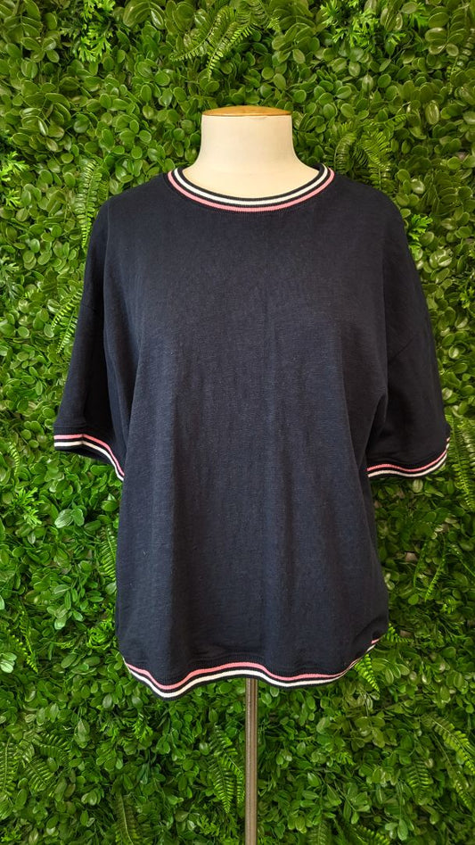 Elm Navy Oversized Top (12-14)