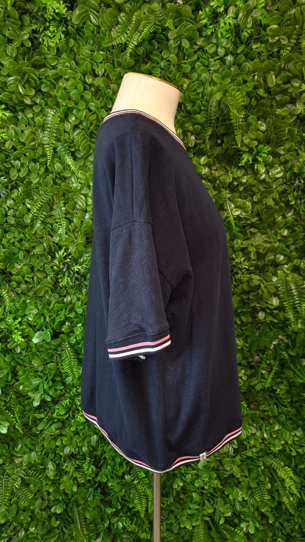 Elm Navy Oversized Top (12-14)