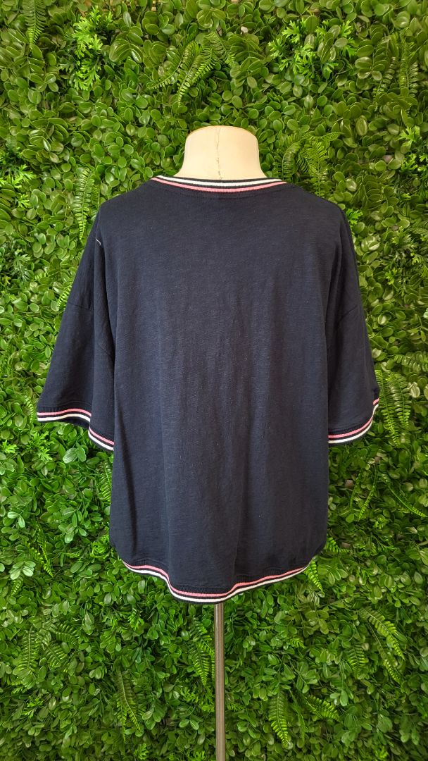 Elm Navy Oversized Top (12-14)