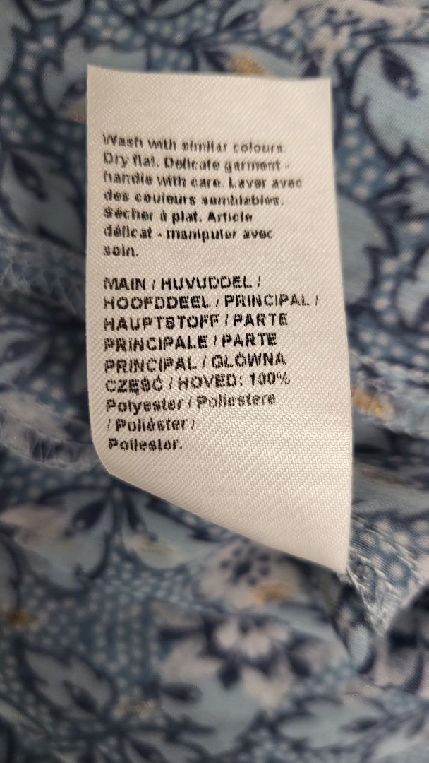River Island Blue Floral Top (10)