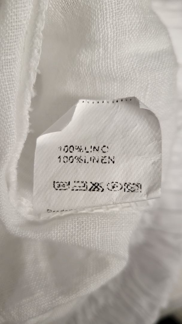 Puro Lino White Linen Pant BNWT (10-12)