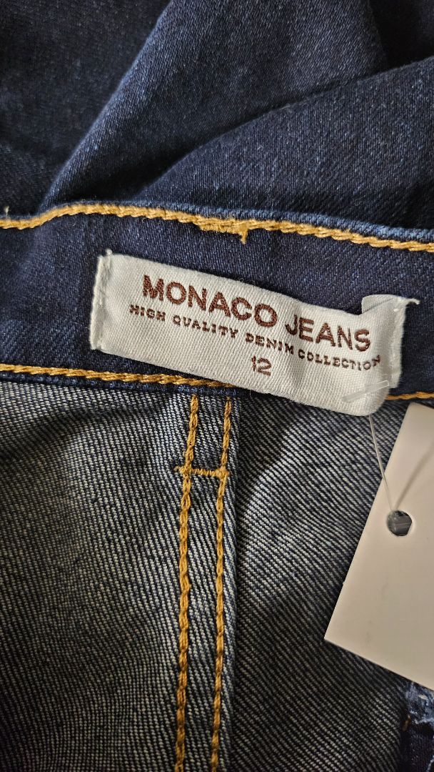 Monaco Ink Wide leg Jeans (12)