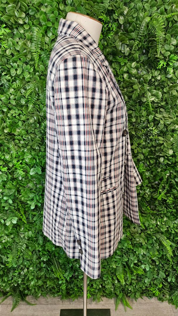 Pull & Bear Check Boyfriend Blazer (10)