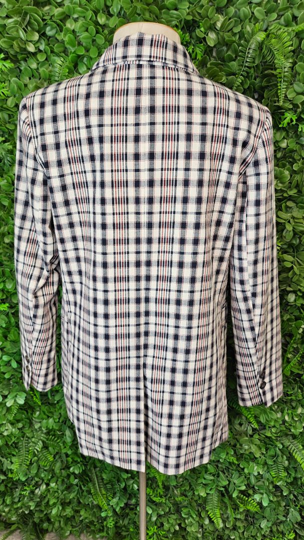 Pull & Bear Check Boyfriend Blazer (10)