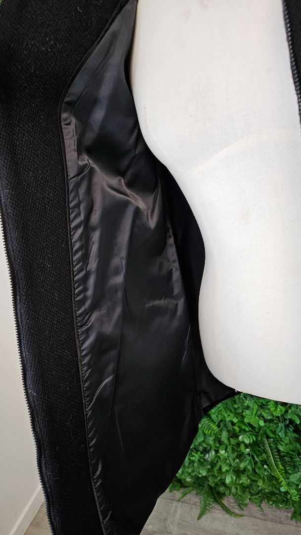 Cue Black Wool Coat (10)