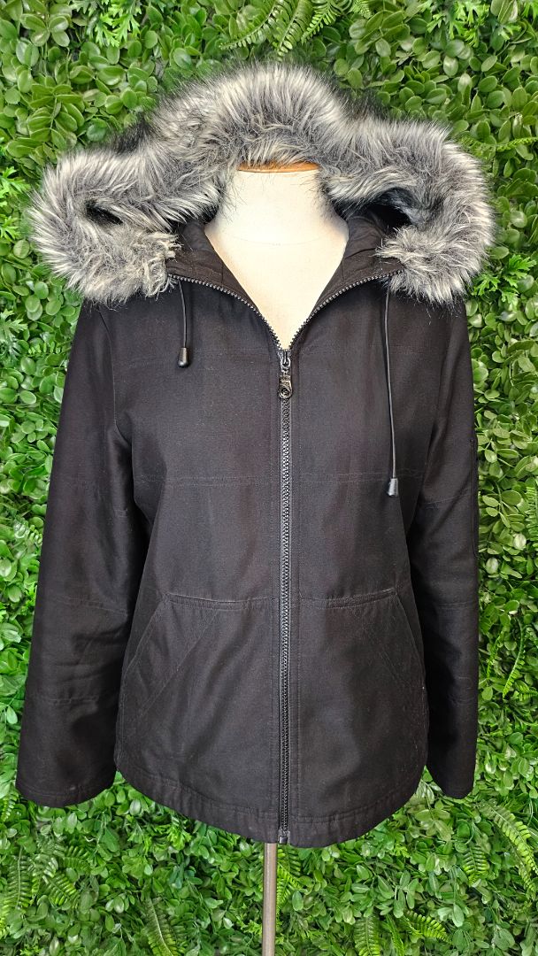 Fdi Black Fur Trim Jacket (12)