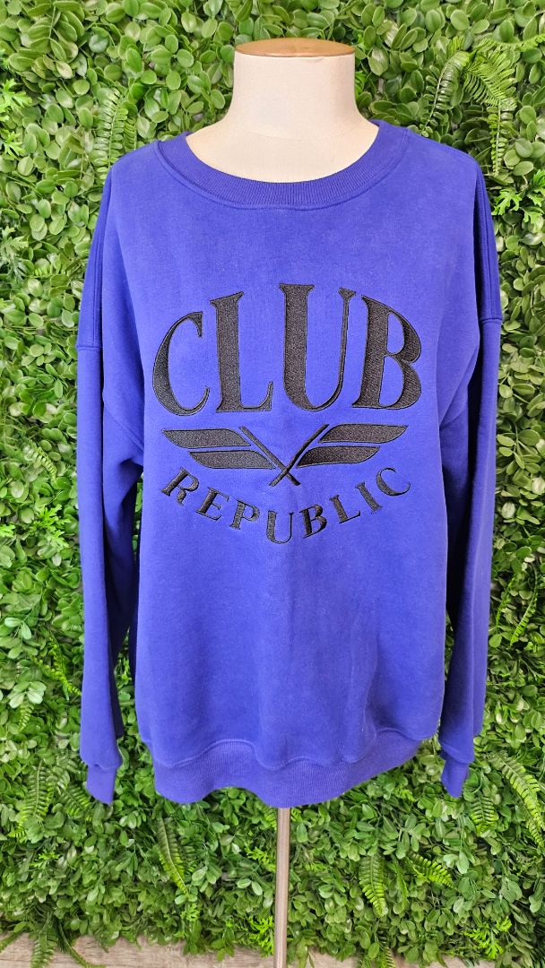 Sweat Republic Purple Club Captain Sweat BNWT (18)