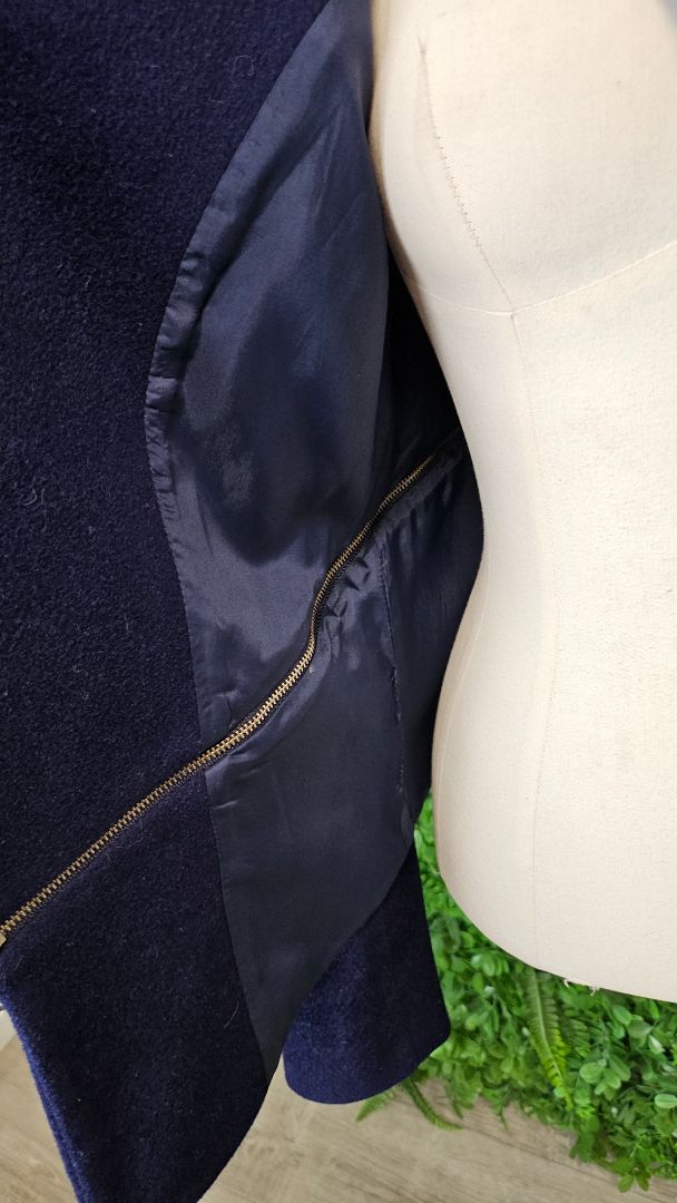 Andrea Moore Navy Wool & Cashmere Jacket (10)