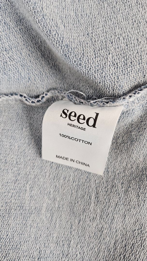 Seed Washed Blue Casual Top (12)